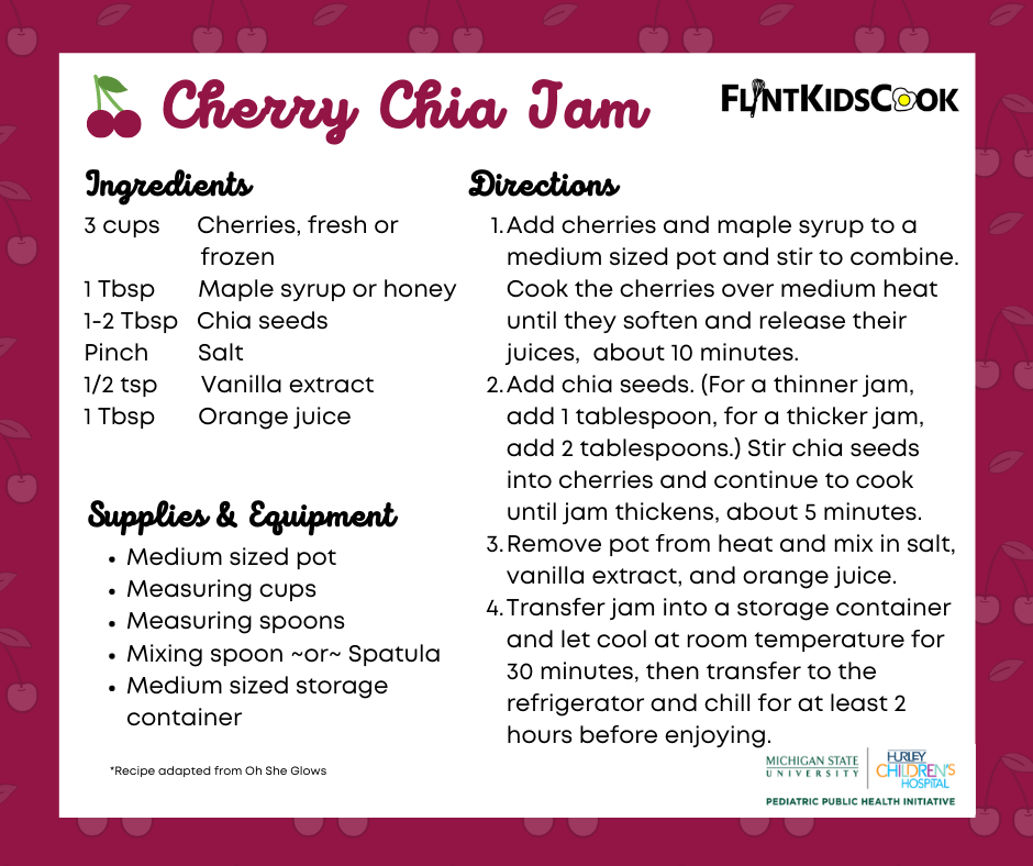 Cherry Chia Jam